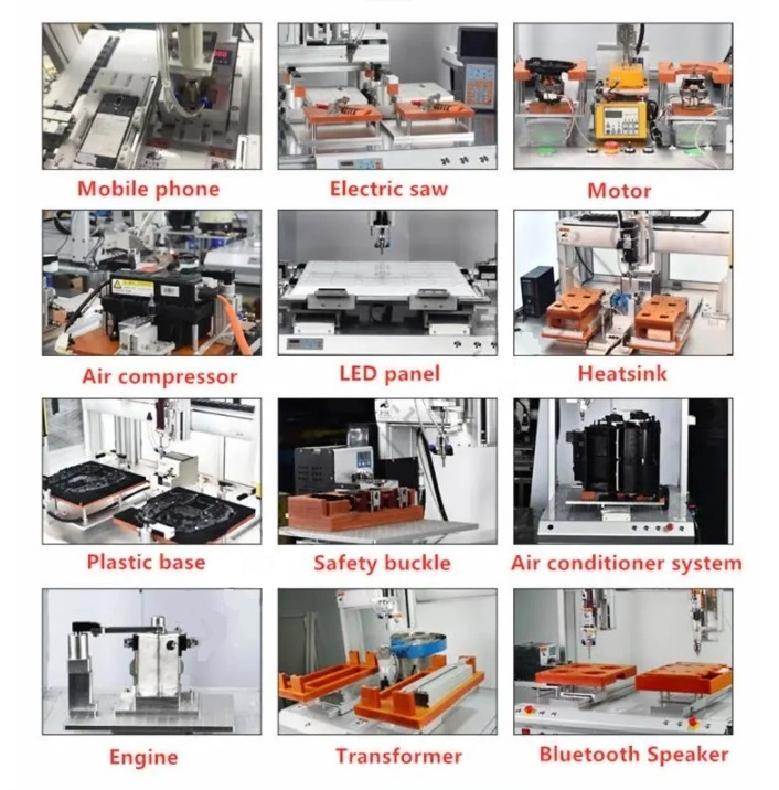 Automatic Double Postition Screw Fastening Machine with Touch Screen for Plastic Object